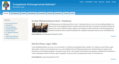 Desktop Screenshot of kirche-mahlsdorf.de