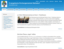 Tablet Screenshot of kirche-mahlsdorf.de